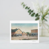 プレシディオでの砲兵訓練の表示 ポストカード (スタンド正面)