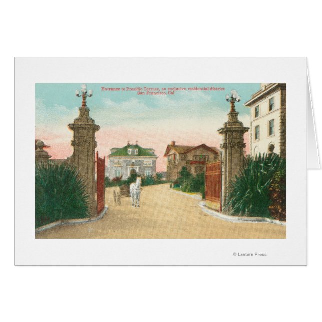 プレシディオテラスへの入口のビュー (正面横)