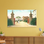 プレシディオテラスへの入口のビュー キャンバスプリント (インサイチュ (リビング))