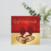 プレシャス ゴールデン クリスマスベル ギフト証明書 (スタンド正面)