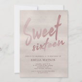 プレシャス パール | スイート シックスティーン ご招待 招待状 (正面)