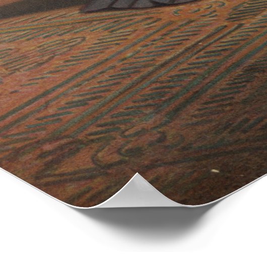 プレジデントガーフィールド&ファミリーリトグラフプリント ポスター (角)