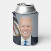 プレジデントジョーバイデン氏ホワイトハウスポートレートボトル 缶クーラー (缶裏面)