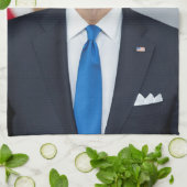 プレジデントジョーバイデン氏ホワイトハウスポートレート キッチンタオル (折り畳み)