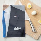 プレジデントジョーバイデン氏ホワイトハウスポートレート キッチンタオル (四つ折り)