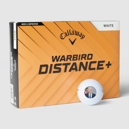 プレジデントジョーバイデン氏ホワイトハウスポートレート ゴルフボール (パッケージ)