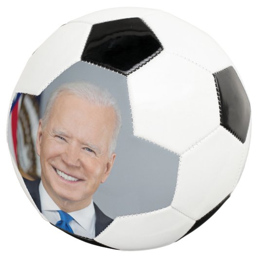 プレジデントジョーバイデン氏ホワイトハウスポートレート サッカーボール (3/4)