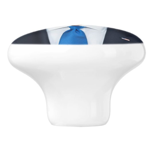 プレジデントジョーバイデン氏ホワイトハウスポートレート セラミックノブ (側面)