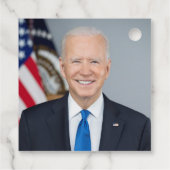 プレジデントジョーバイデン氏ホワイトハウスポートレート フェイバータグ (裏面)