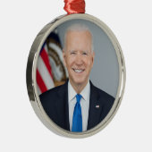 プレジデントジョーバイデン氏ホワイトハウスポートレート メタルオーナメント (右)