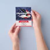 プレジデントデイフライヤー チラシ (手)