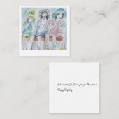 プレジデント2.5インチx 2.5インチフラットノートカード ノートカード (正面/裏面)