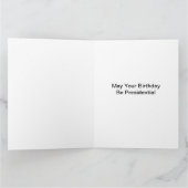 プレジデント・ジョーバイデン氏公式ポートレート誕生日 カード (内部)