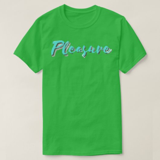 プレジャーアクア Tシャツ (デザイン正面)