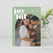 プレジャーグレイスゴールデンアモダンーチホリデーフォトカード (スタンド正面)