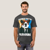 プレジャーハムスターおもしろいミームギフト前ビジネス Tシャツ (正面フル)