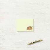 プレスされたキューバサンドイッチハムチーズサラミPIckle ポストイット (デスク上)