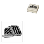 プレスされたキューバサンドイッチハムチーズサラミPIckle ラバースタンプ (押印)