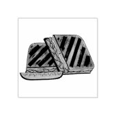 プレスされたキューバサンドイッチハムチーズサラミPIckle ラバースタンプ (インプリント)