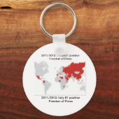 プレスキーチェーンの自由 キーホルダー (正面)