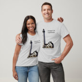 プレスクアイルライトハウスシャツライト Tシャツ (ユニセックス)