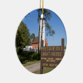 プレスクアイルライトハウス セラミックオーナメント (右)