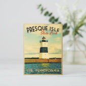 プレスクアイルライトハウス ポストカード (スタンド正面)