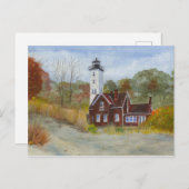 プレスクアイル州パークライトハウス…エリー, PA ポストカード (正面/裏面)