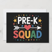 プレスクールに戻る 初日のプレスクール 幼稚園 招待状 (正面)