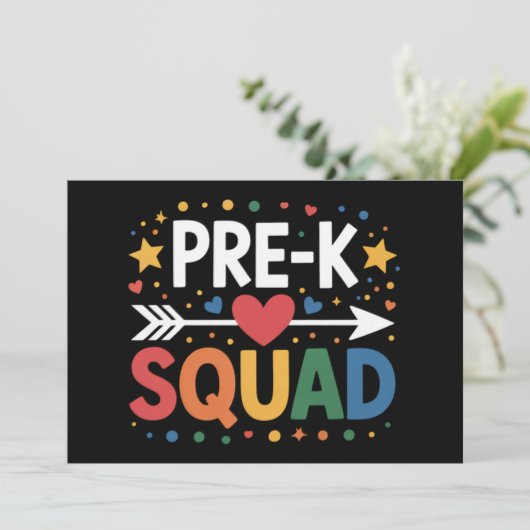 プレスクールに戻る 初日のプレスクール 幼稚園 招待状 (スタンド正面)