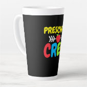 プレスクール先生 カフェラテマグ (左アングル)