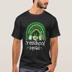 プレスクール分隊レインボー格言ハッピーSt patricksダ Tシャツ