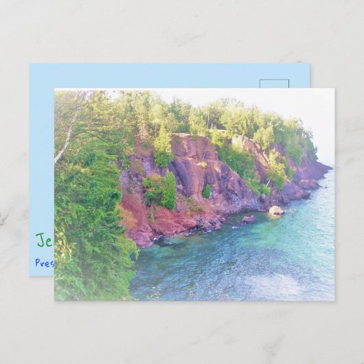 プレスク島の光はがき ポストカード (正面/裏面)