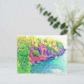 プレスク島の明るい葉書 ポストカード (スタンド正面)