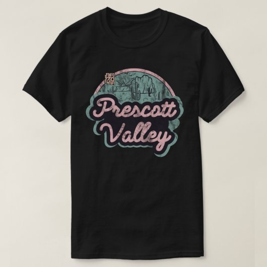 プレスコットバレー, アリゾナ州 Tシャツ (デザイン正面)