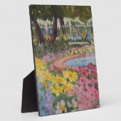 プレスコットパークのガーデンポピー（ポートスマス、ニューハンプシャー州） フォトプラーク (側面)