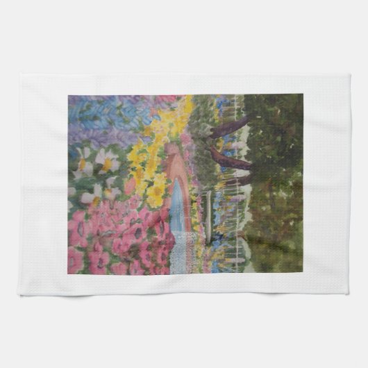 プレスコットパークガーデンポピーズポーツマスNH キッチンタオル (横)