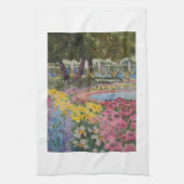 プレスコットパークガーデンポピーズポーツマスNH キッチンタオル (縦)