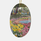 プレスコットパークガーデンポピーズポーツマスNH セラミックオーナメント (左)