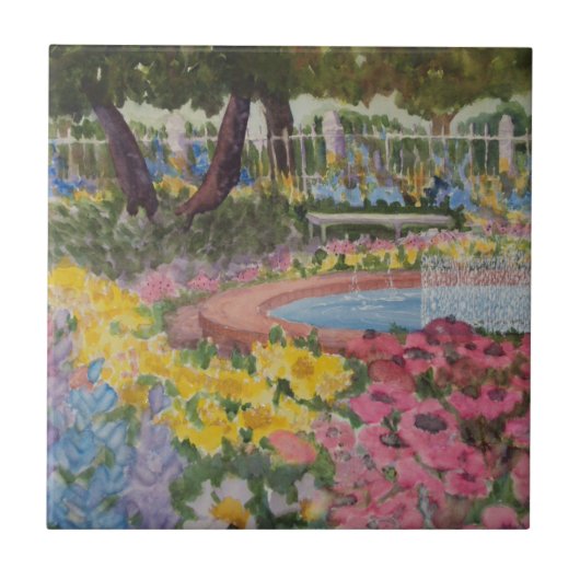 プレスコットパークガーデンポピーズポーツマスNH タイル (正面)