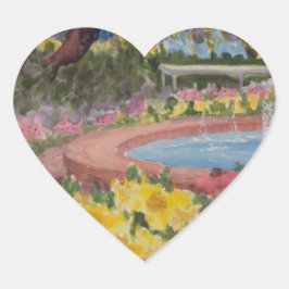 プレスコットパークガーデンポピーズポーツマスNH ハートシール