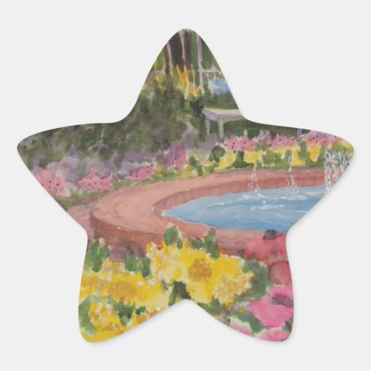 プレスコットパークガーデンポピーズポーツマスNH 星シール (正面)