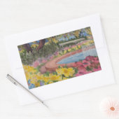 プレスコットパークガーデンポピーズポーツマスNH 長方形シール (封筒)