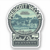 プレスコット・バレー・アリゾナ – PRESCOTT NATIONAL FOREST シール (正面)