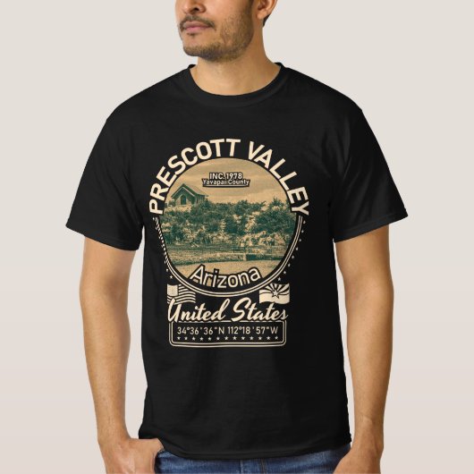 プレスコット・バレー・アリゾナ – PRESCOTT NATIONAL FOREST Tシャツ (正面)