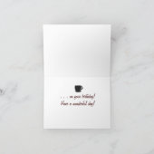 プレスコーヒフランスのー誕生日カード カード (内部)