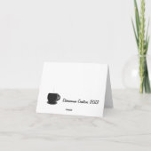 プレスコーヒフランスのー誕生日カード カード (裏面)