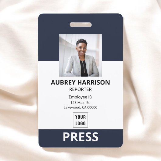 プレスシンプル企業のフォトID バッジ