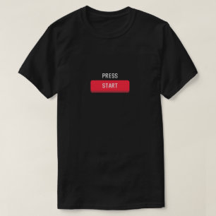 プレススタートクラシック – ゲーマー版Tシャツ Tシャツ