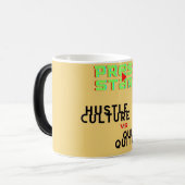 プレススタート、ハッスル文化vs静やめかな モーフィングマグカップ (正面左)